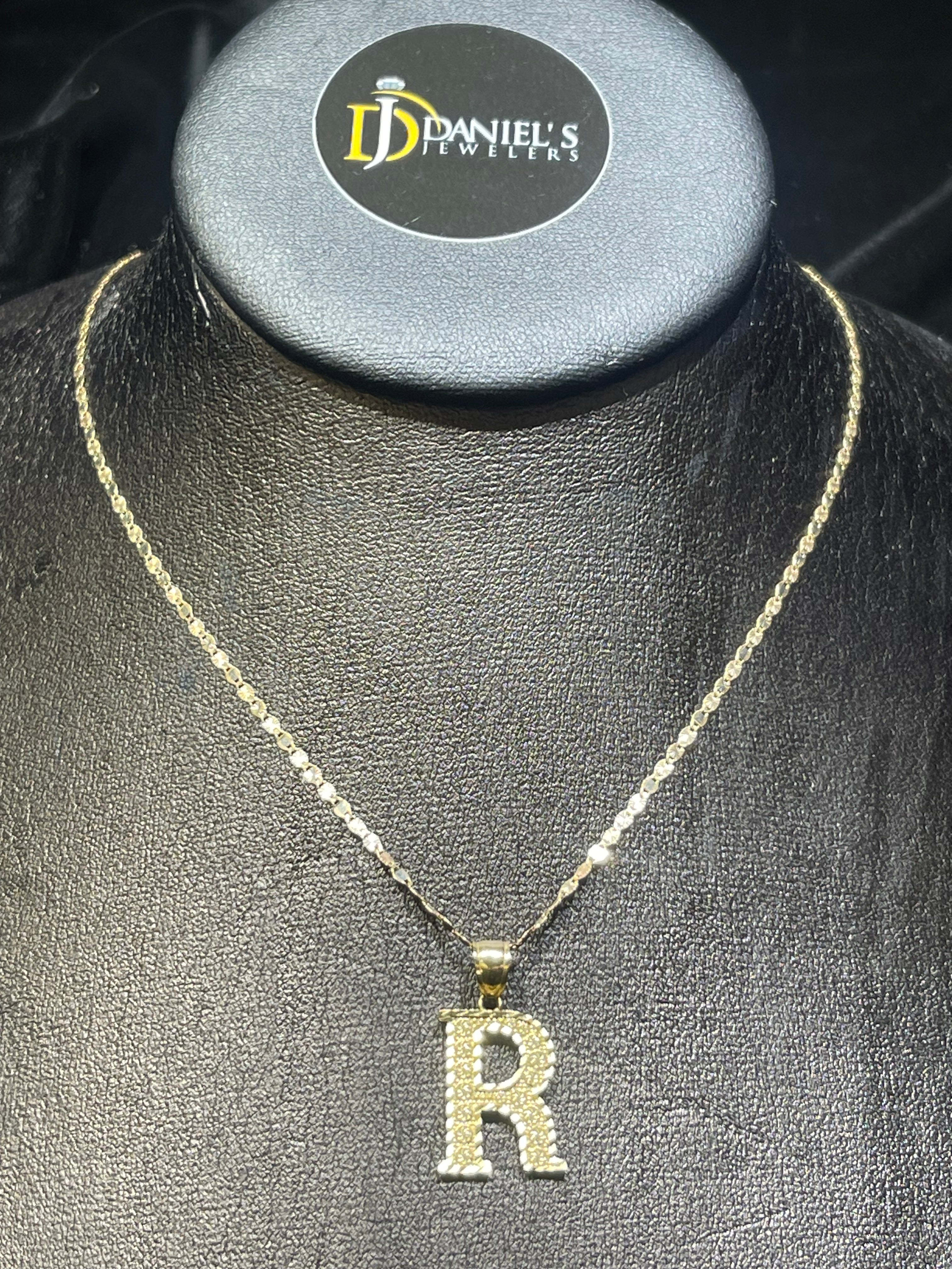Chain with pendent Initial