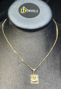Chain with pendent square