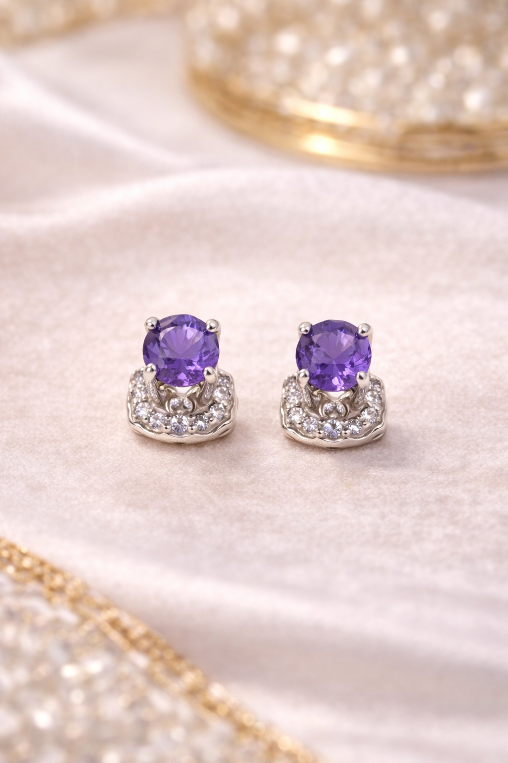 Alexandrine Stud Earrings