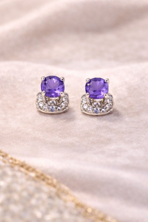 Alexandrine Stud Earrings