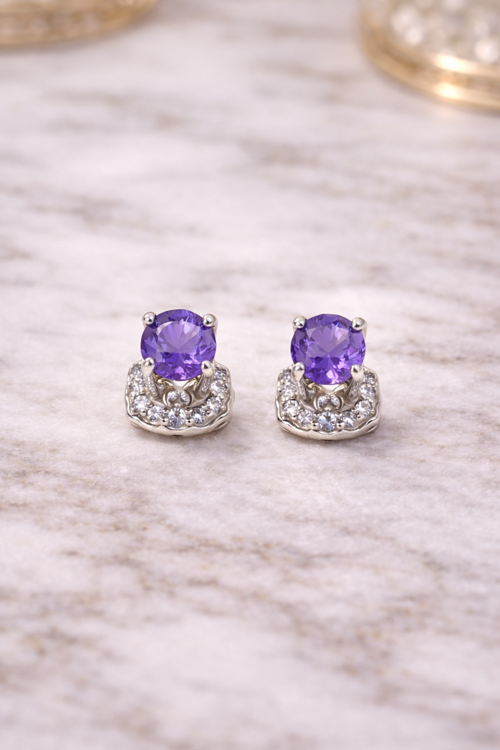 Alexandrine Stud Earrings