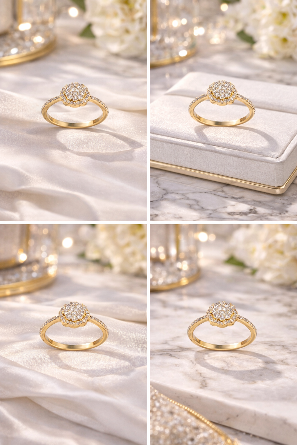Diamond Butterfly Ring