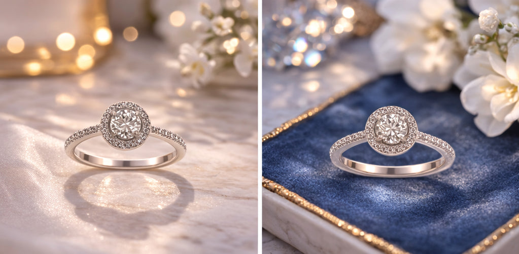 Diamond Halo Ring