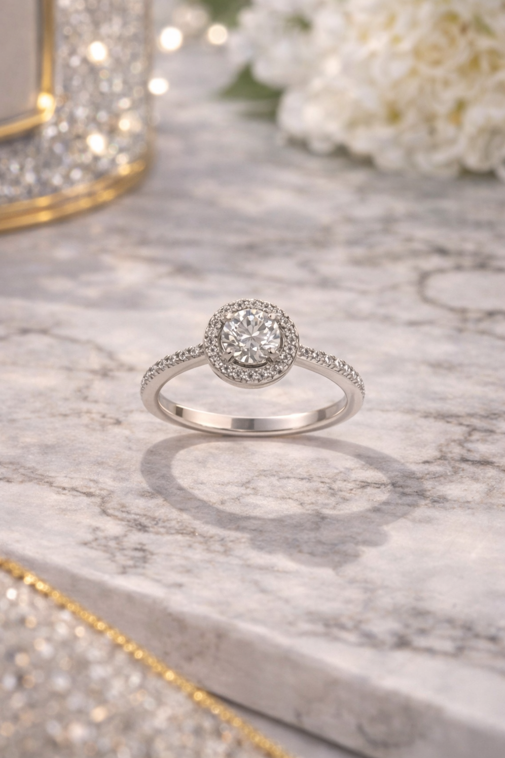 Diamond Halo Ring