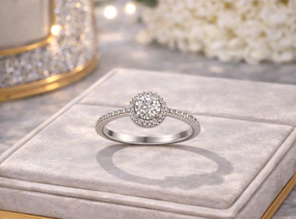 Diamond Halo Ring