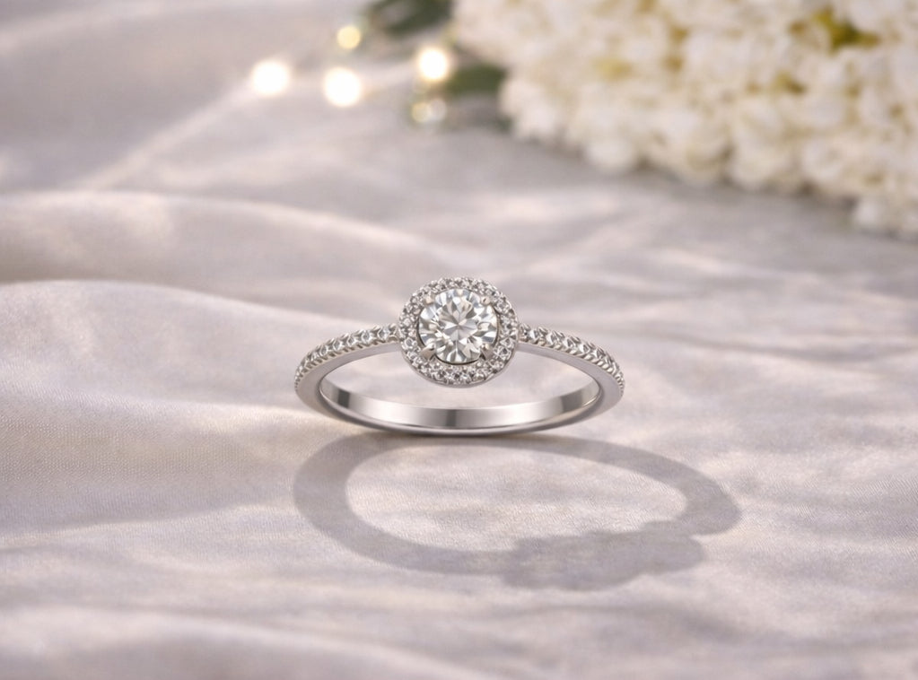Diamond Halo Ring